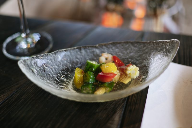 Summer vegetables with jelly