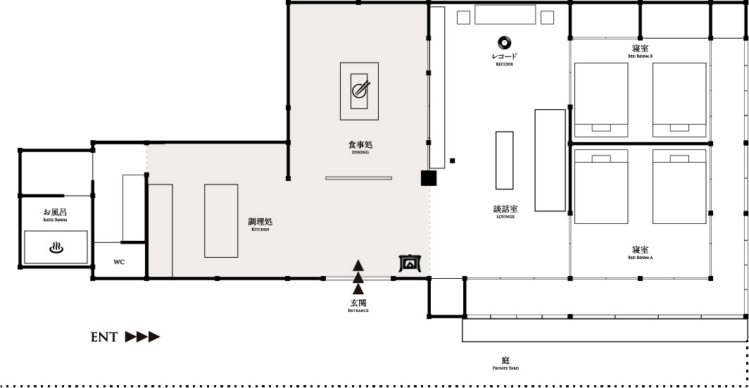 お部屋の間取り図