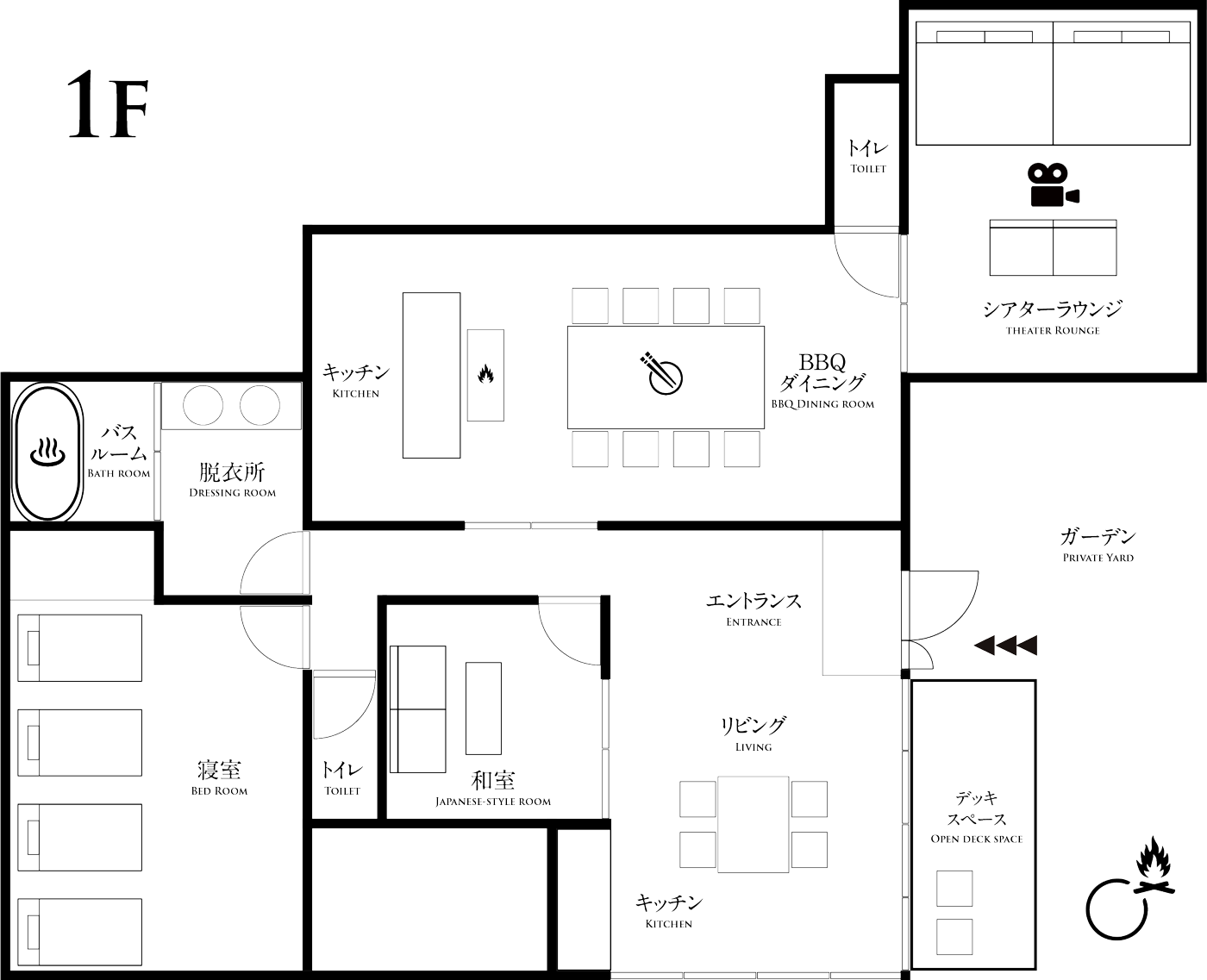 お部屋の間取り図